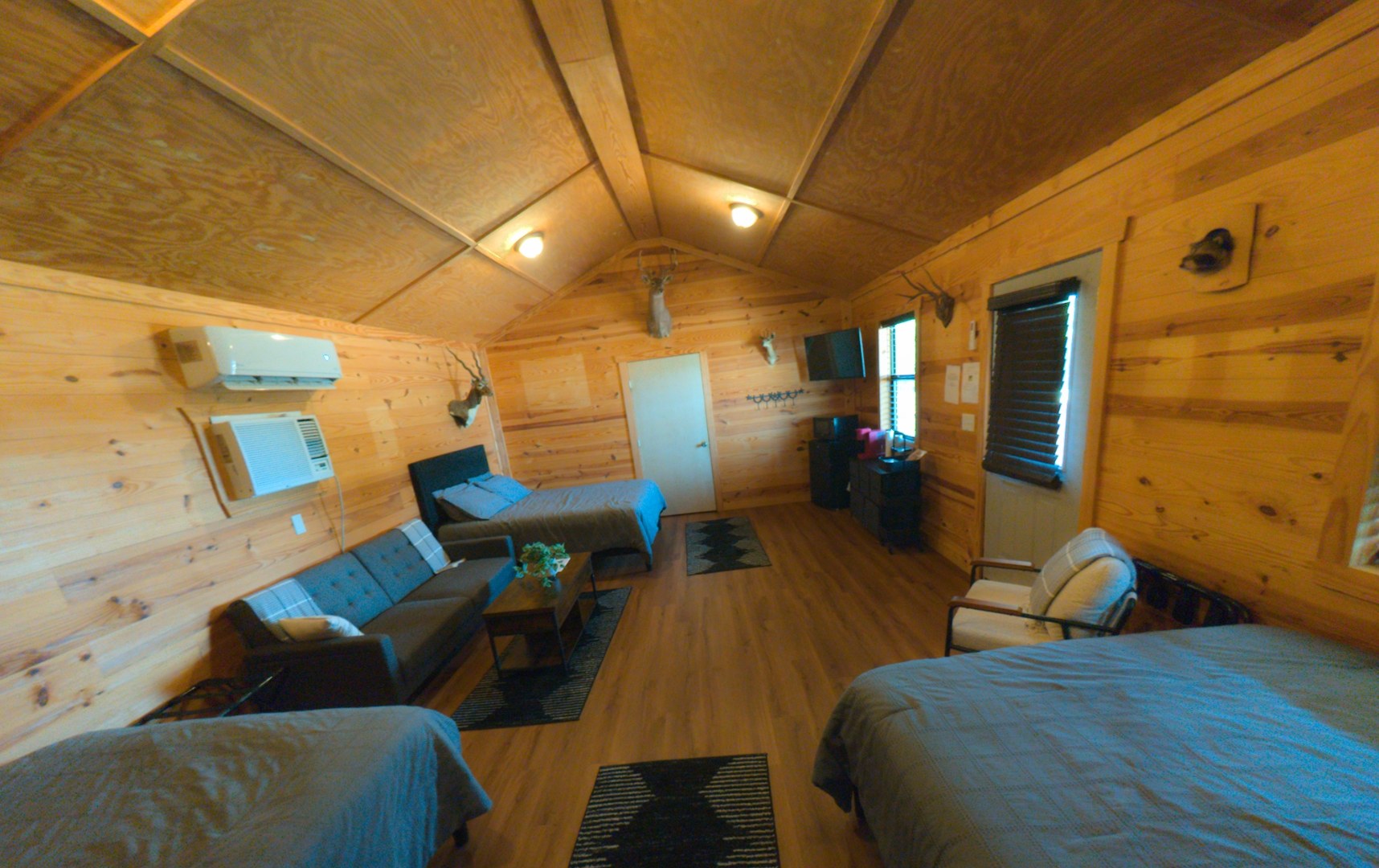 The Blind cabin interior
