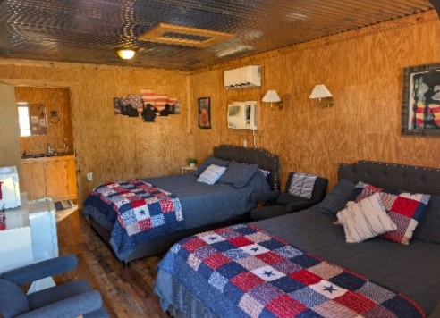 Veterans cabin interior
